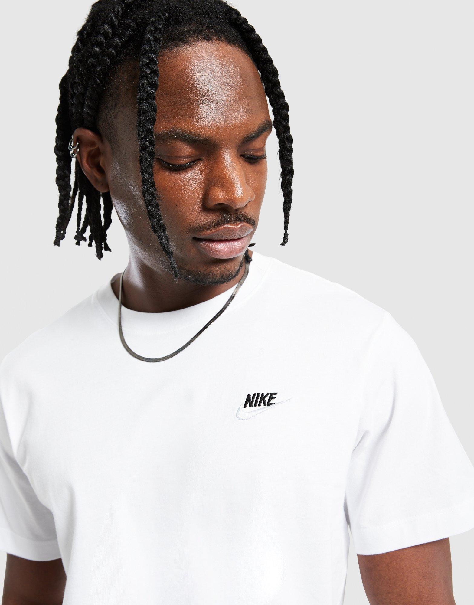 Vyriški marškiniai NIKE MARŠKINĖLIAI M NSW CLUB DT TEE FD1184-103 Balta