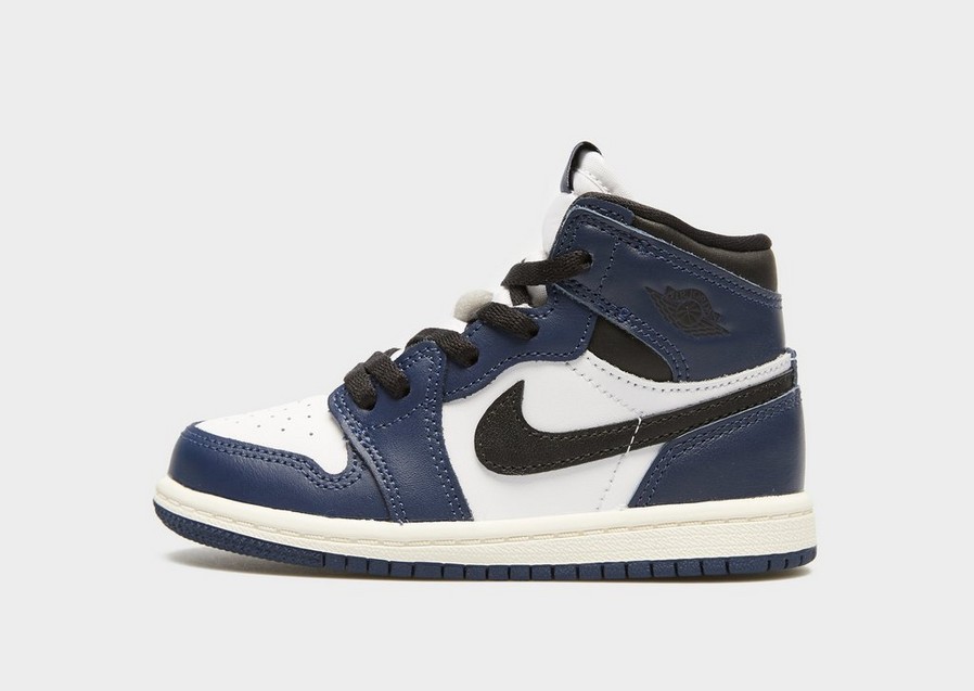 Buty sneakersy dla dzieci JORDAN 1 RETRO HIGH FD1413-401 Granatowy