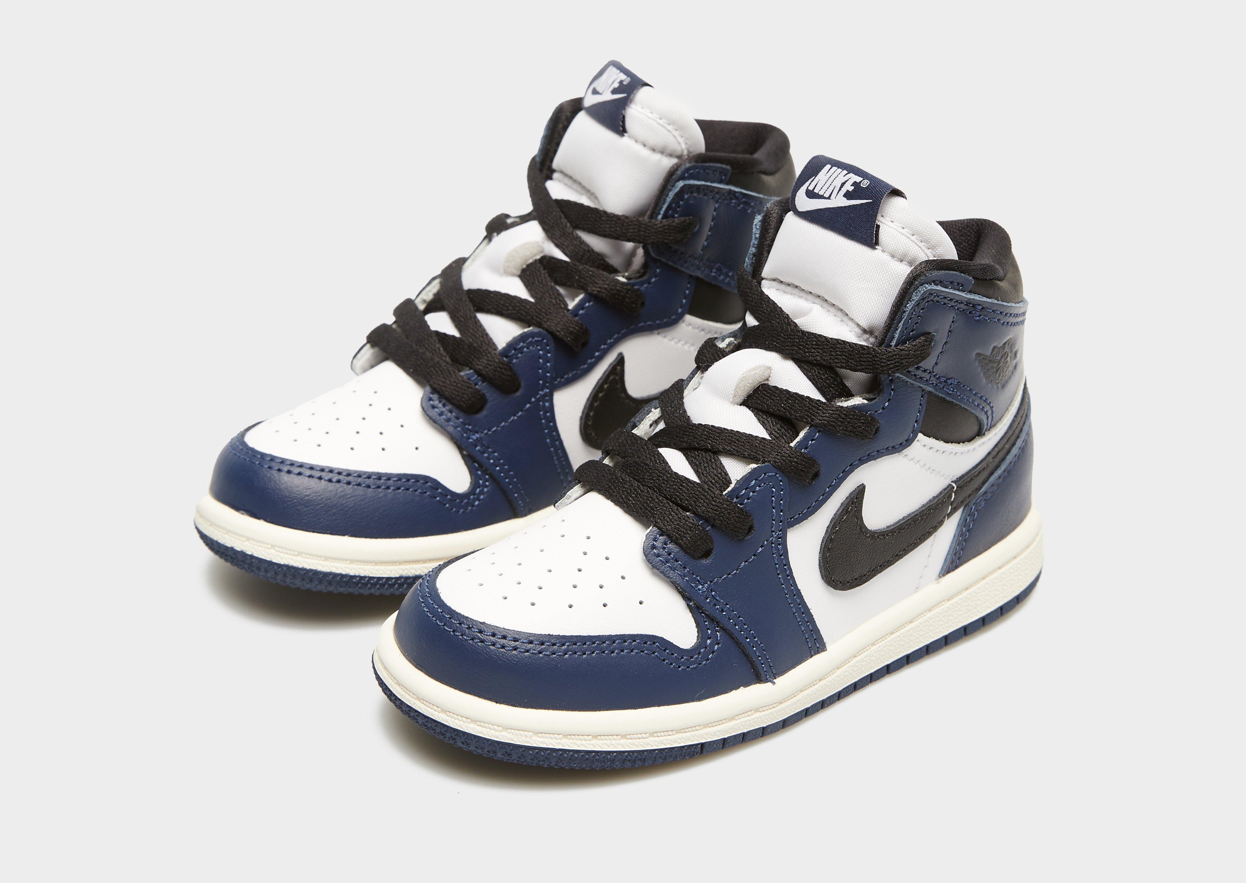 Kedai vaikams JORDAN 1 RETRO HIGH FD1413-401 Tamsiai mėlyna