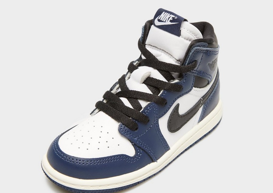 Buty sneakersy dla dzieci JORDAN 1 RETRO HIGH FD1413-401 Granatowy