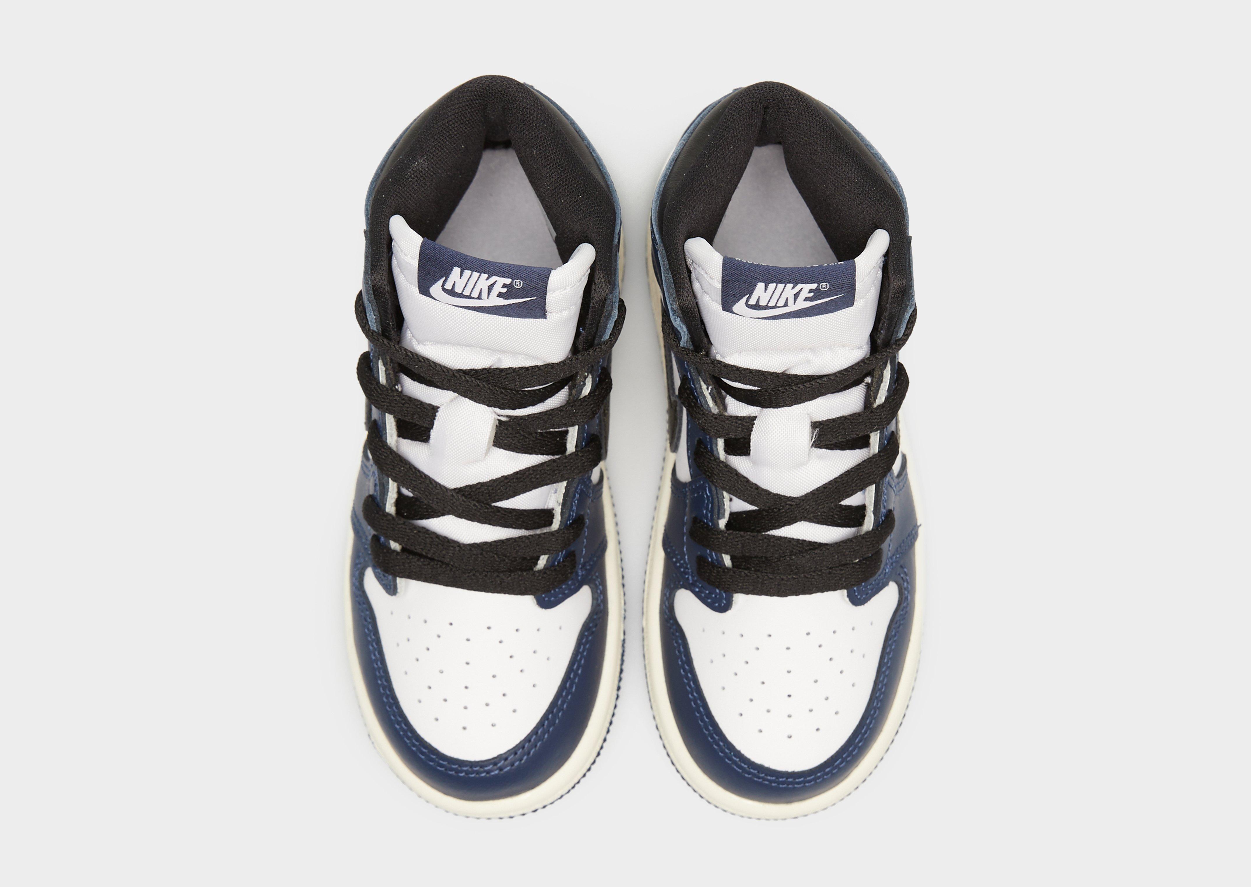 Kedai vaikams JORDAN 1 RETRO HIGH FD1413-401 Tamsiai mėlyna