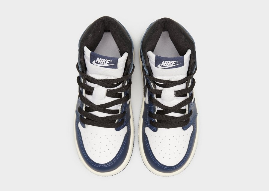 Buty sneakersy dla dzieci JORDAN 1 RETRO HIGH FD1413-401 Granatowy