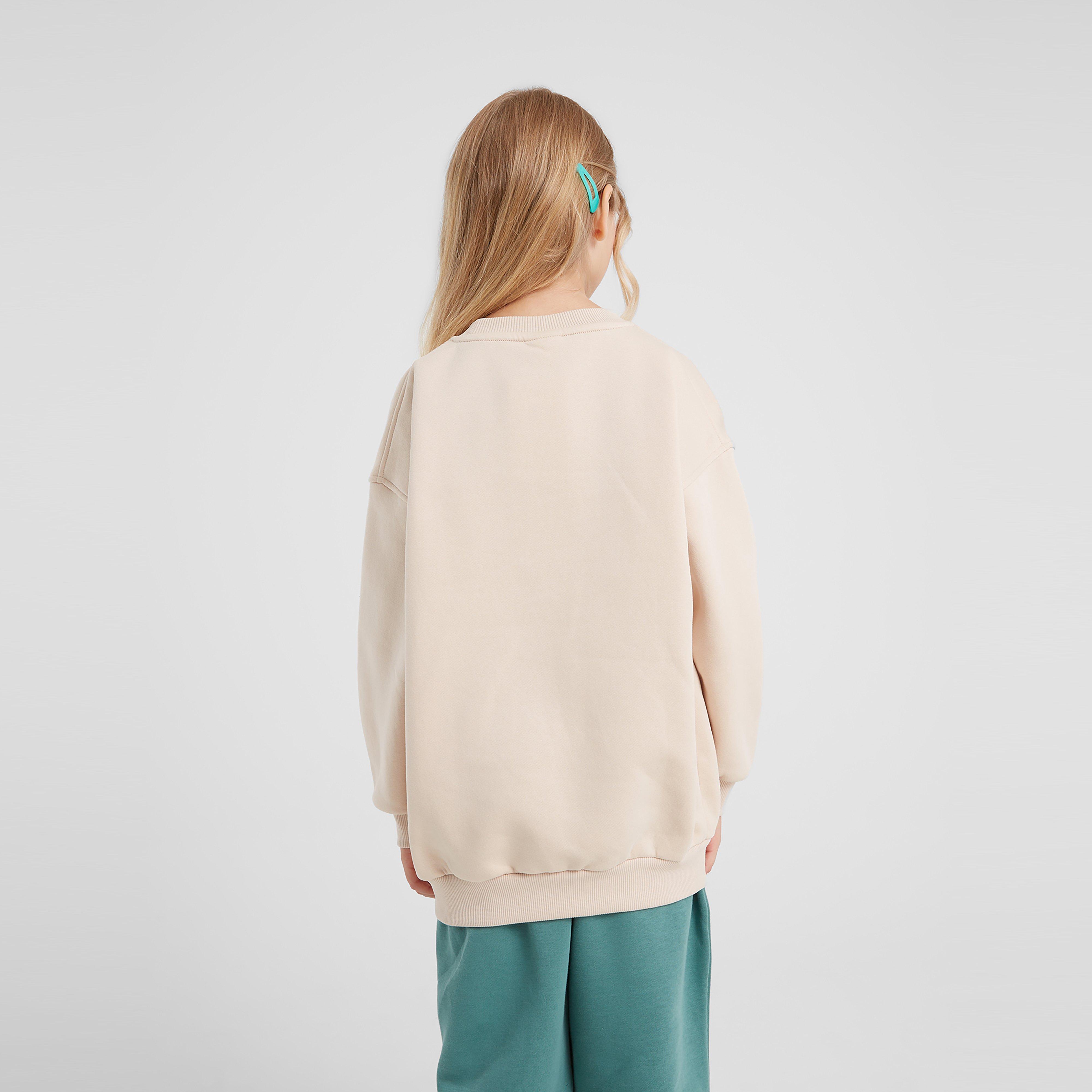 Bluza dziecięca NIKE BLUZA G NSW CLUB FLC OVRSZD CREW G