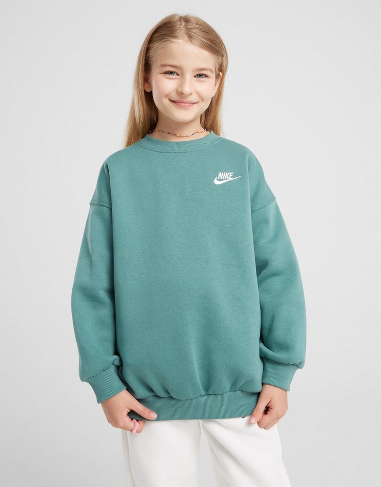 Дитячі кофти NIKE КОФТА SPORTSWEAR CLUB FLEECE GIRL FD2923-361 Зелений