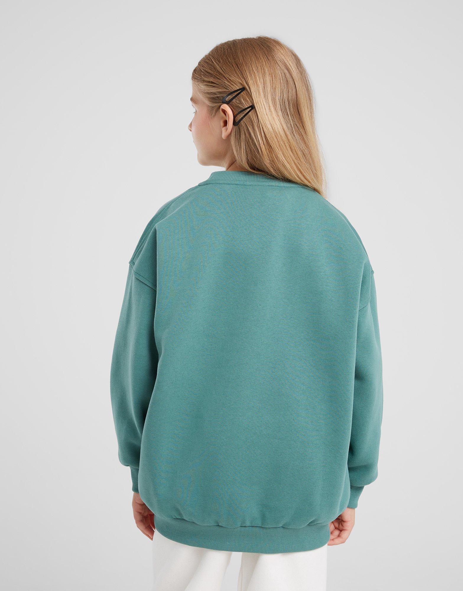 Детски суичър NIKE СУИТЧЪР SPORTSWEAR CLUB FLEECE GIRL FD2923-361 Зелен