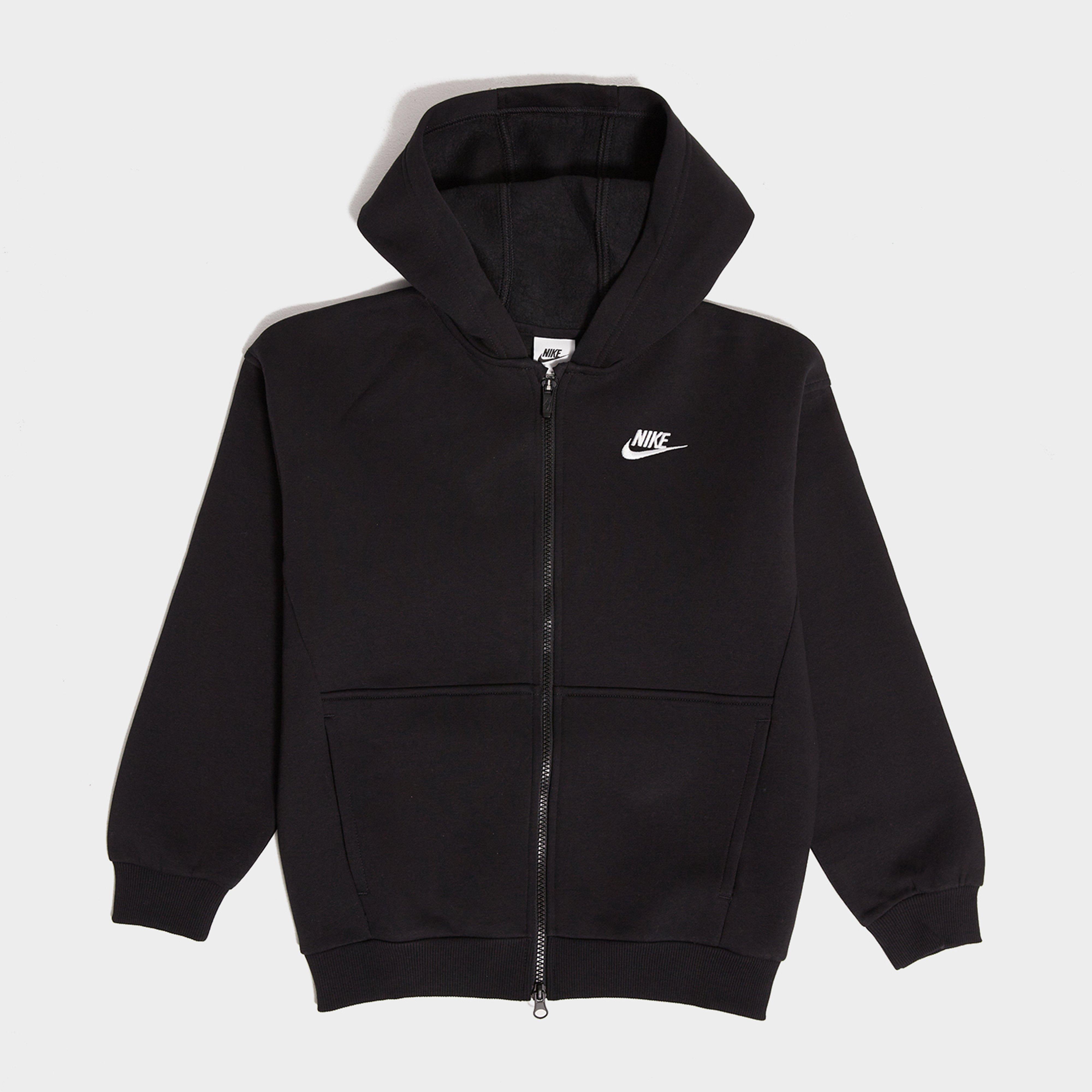 Bluza Hoodie dziecięca NIKE BLUZA ROZPINANA Z KAPTUREM G NSW CLUB OVRSZD GIRL