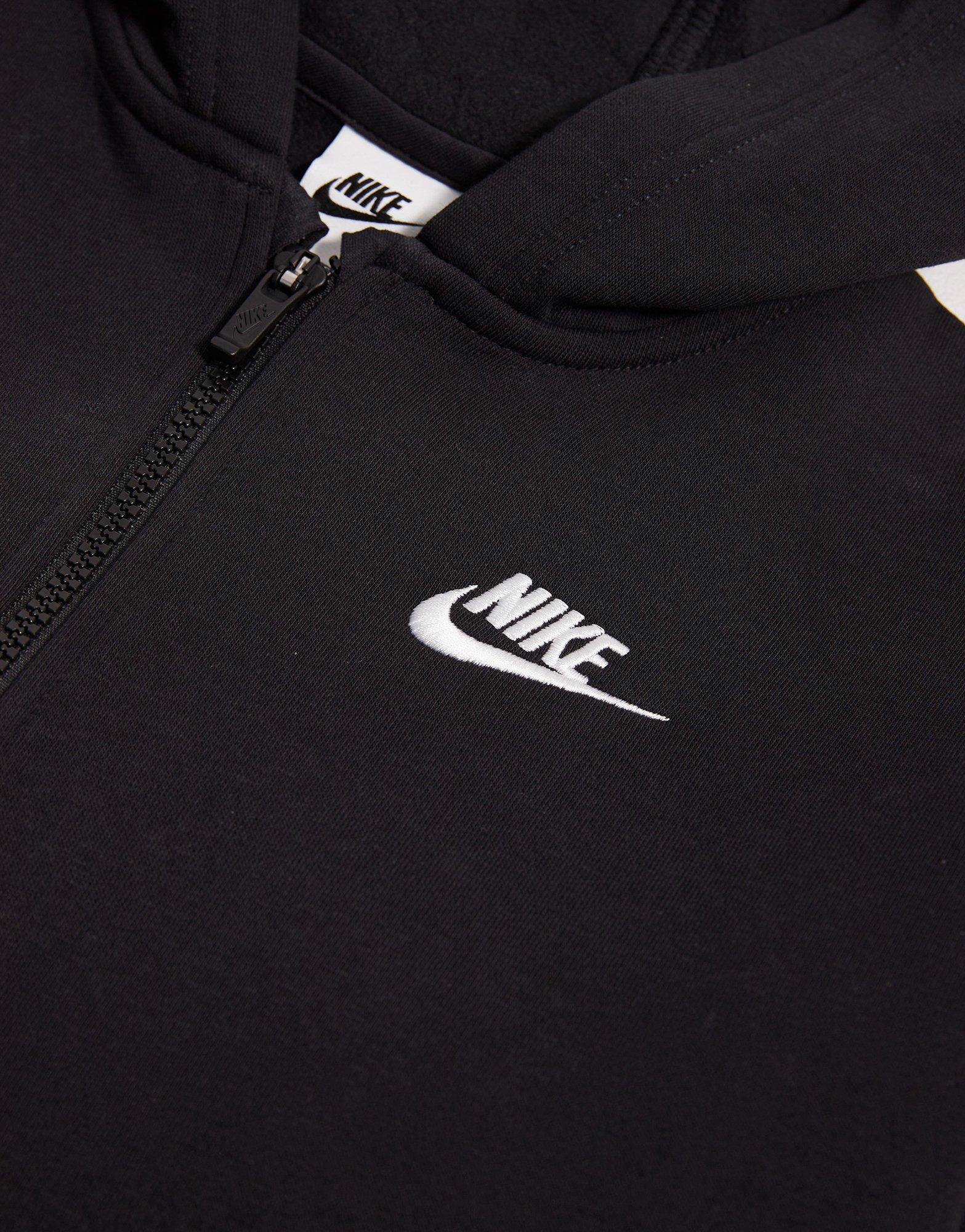 Детски суичър NIKE СУИТЧЪР СЪС ЗАКОПЧАВАНЕ С   КАЧУЛКА G NSW CLUB OVRSZD G FD2931-010 Черен