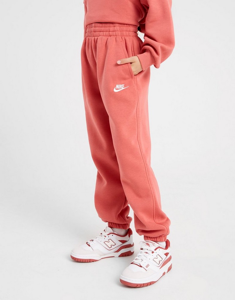 Vaikiškos kelnės NIKE KELNĖS G NSW CLUB FLC LOOSE PANT LBR G FD2933-655 Rožinė