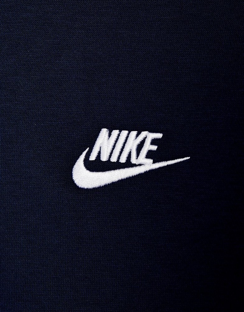 Detská mikina NIKE MIKINA S KAPUCŇOU K NSW CLUB FLC HDY LBR BOY FD3000-410 Tmavomodrá