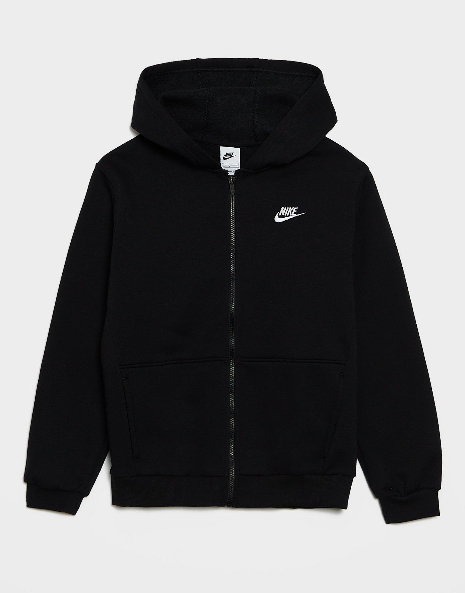 Nike Pulóver Cipzáras K Nsw Club Flc Hd B