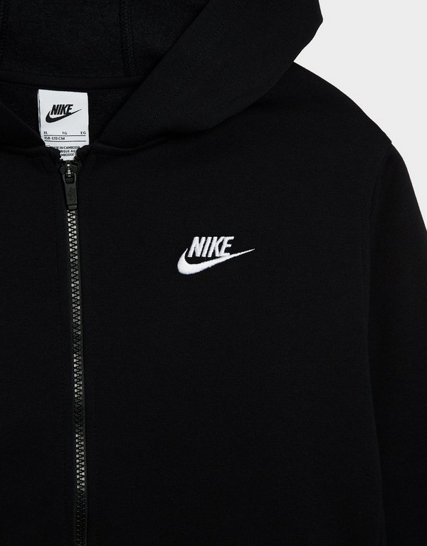Nike Bluza Rozpinana K Nsw Club Flc Hd B - obrazek 3