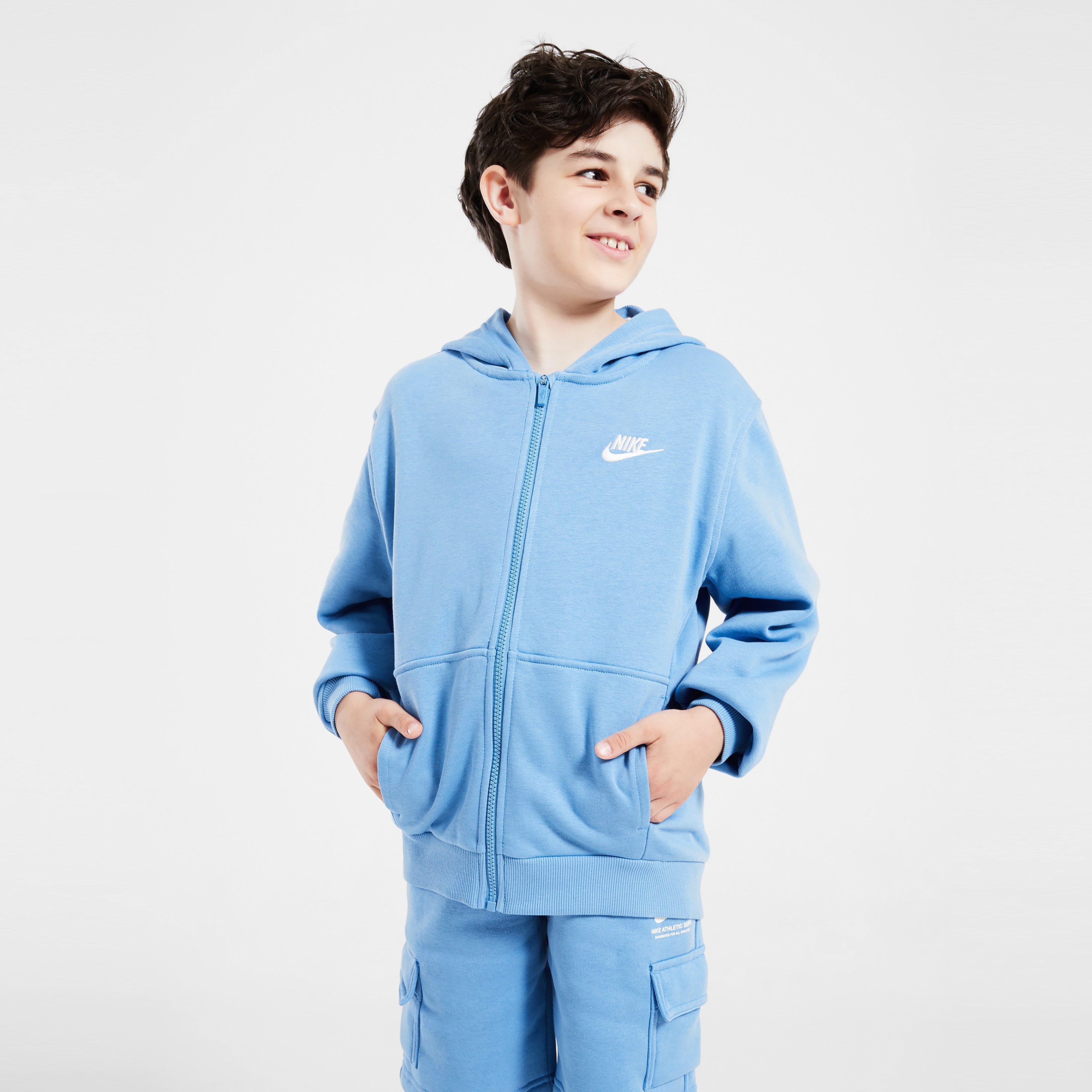 Hanorac pentru copii NIKE BLUZĂ CU GLUGĂ K NSW CLUB B