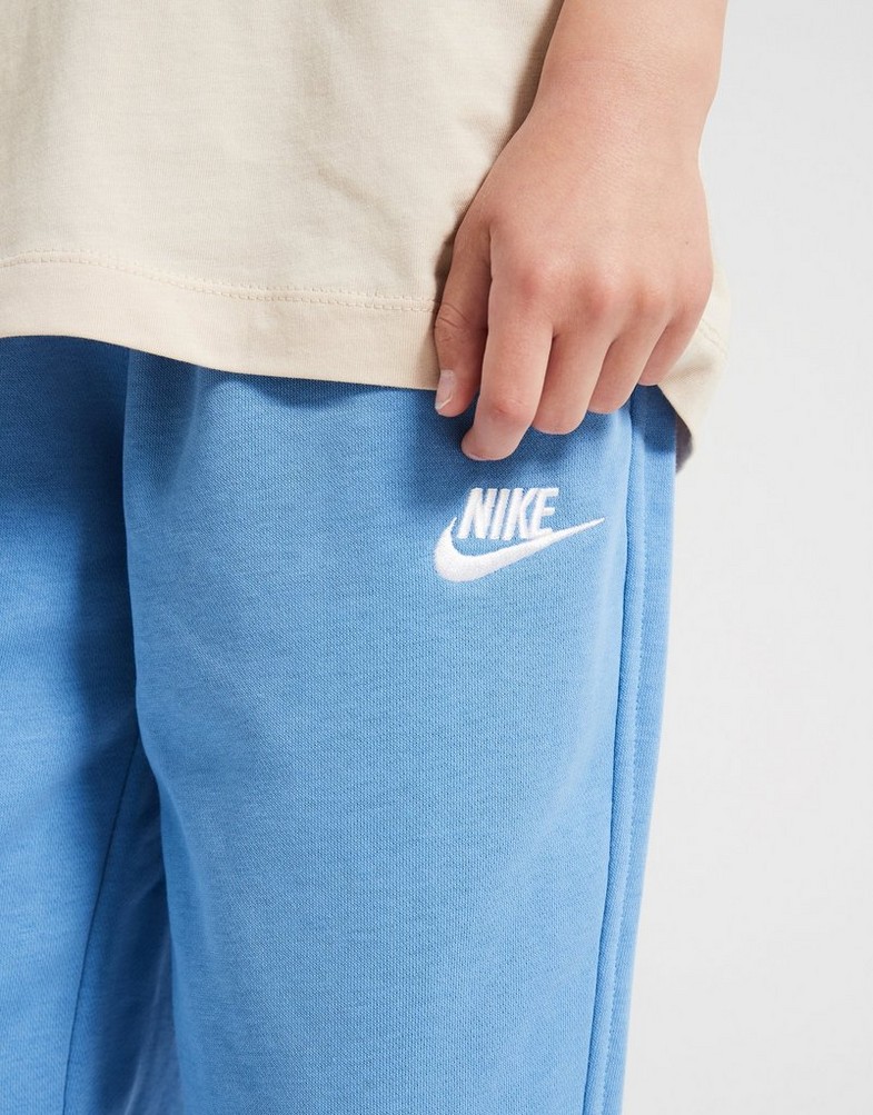 NIKE SPODNIE K NSW CLUB FT JGGR LBR B FD3019-489 Niebieski