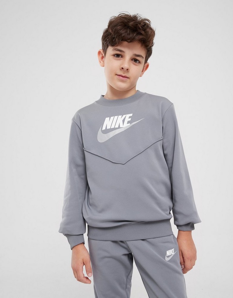 Komplet dresowy dziecięcy NIKE DRES K NSW TRACKSUIT POLY CREW HBR B