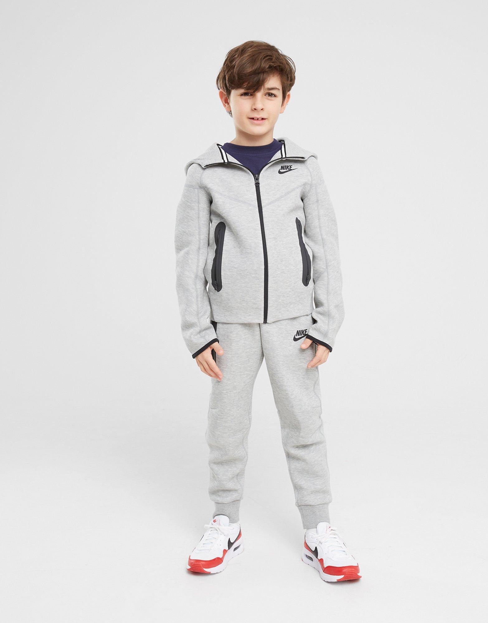 NIKE BLUZA ROZPINANA Z KAPTUREM B NSW TECH FLC FZ FD3285-063 Szary