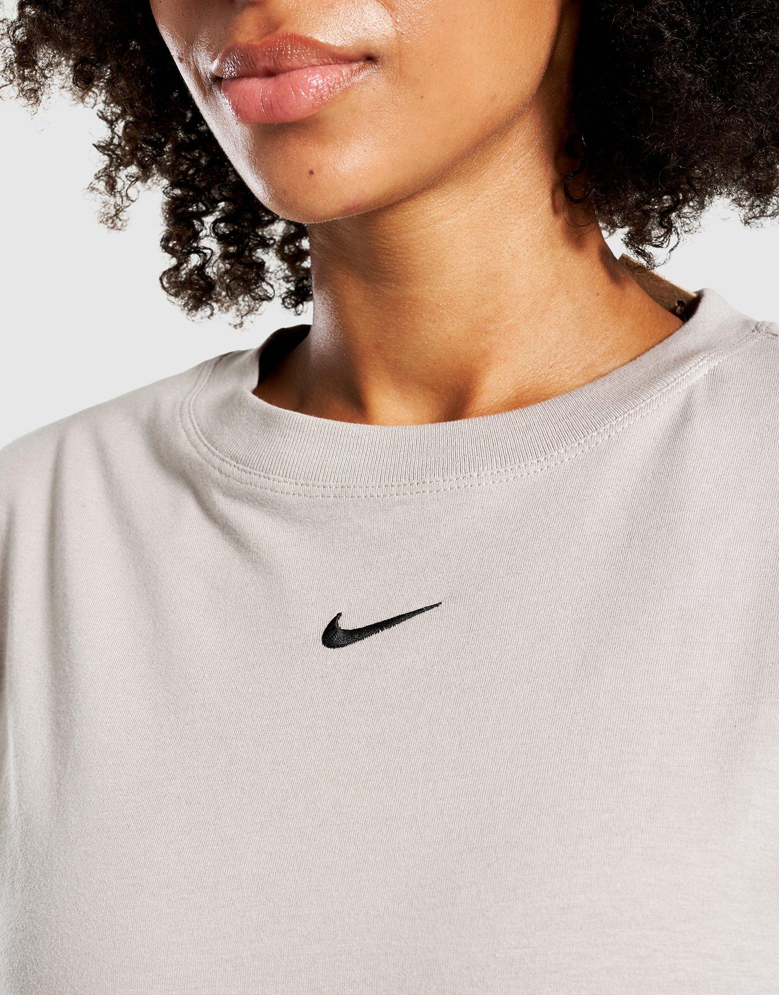 Koszulka, t-shirt damski NIKE T-SHIRT W NSW TEE ESSNTL LBR FD4149-009 Szary