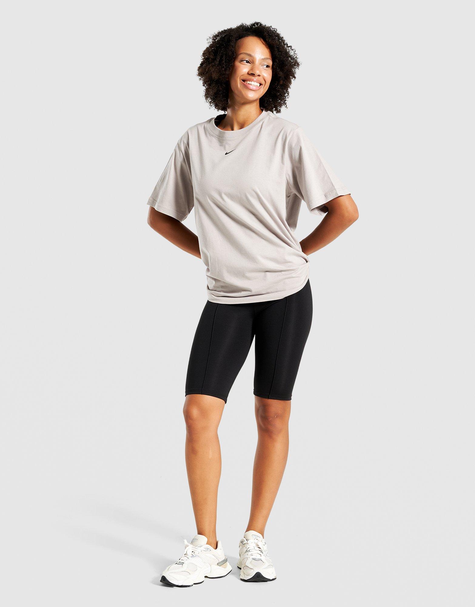 Koszulka, t-shirt damski NIKE T-SHIRT W NSW TEE ESSNTL LBR FD4149-009 Szary