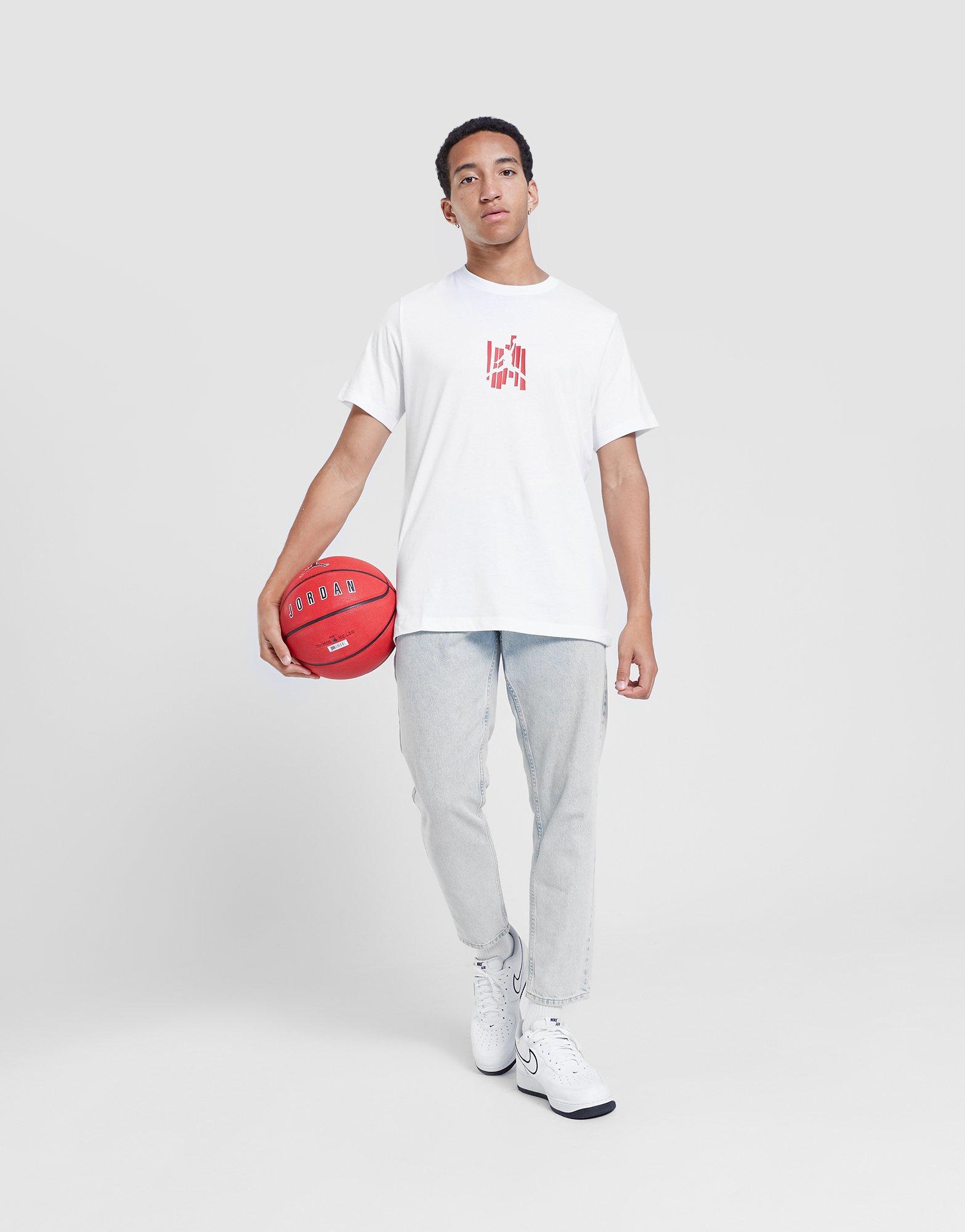 Vyriški marškiniai JORDAN MARŠKINĖLIAI M J BRAND GFX SS CREW FD7025-100 Balta