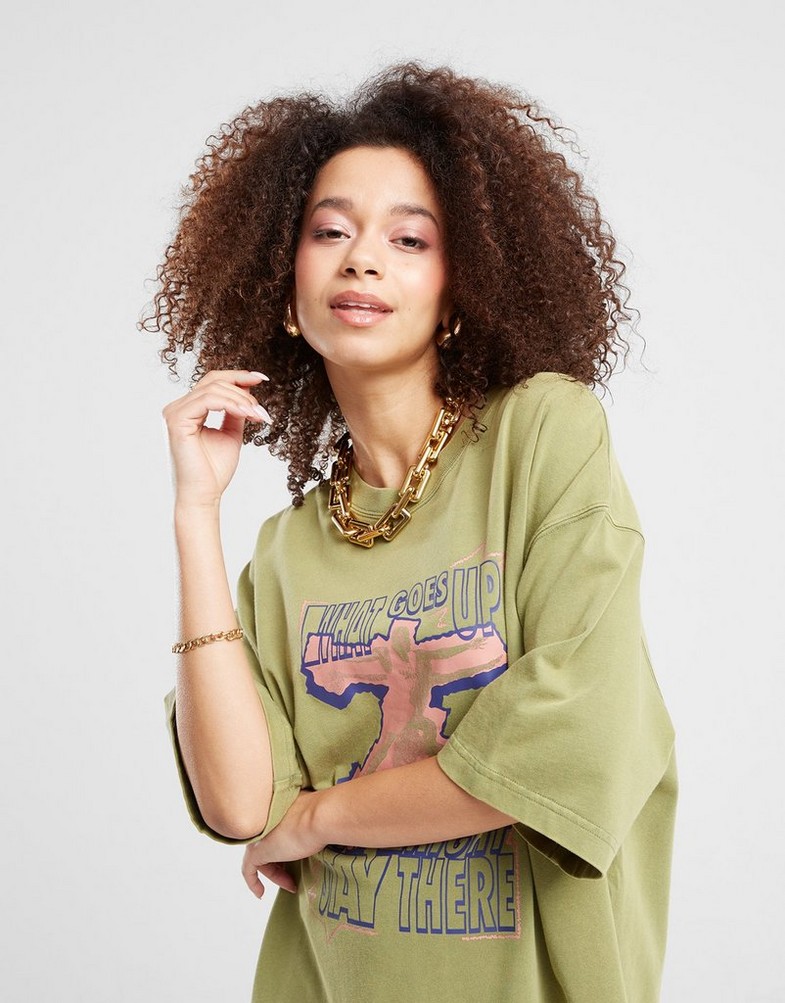 Жіночі футболки JORDAN ФУТБОЛКА W J OS SS TEE HRTG FD7208-340 Зелений