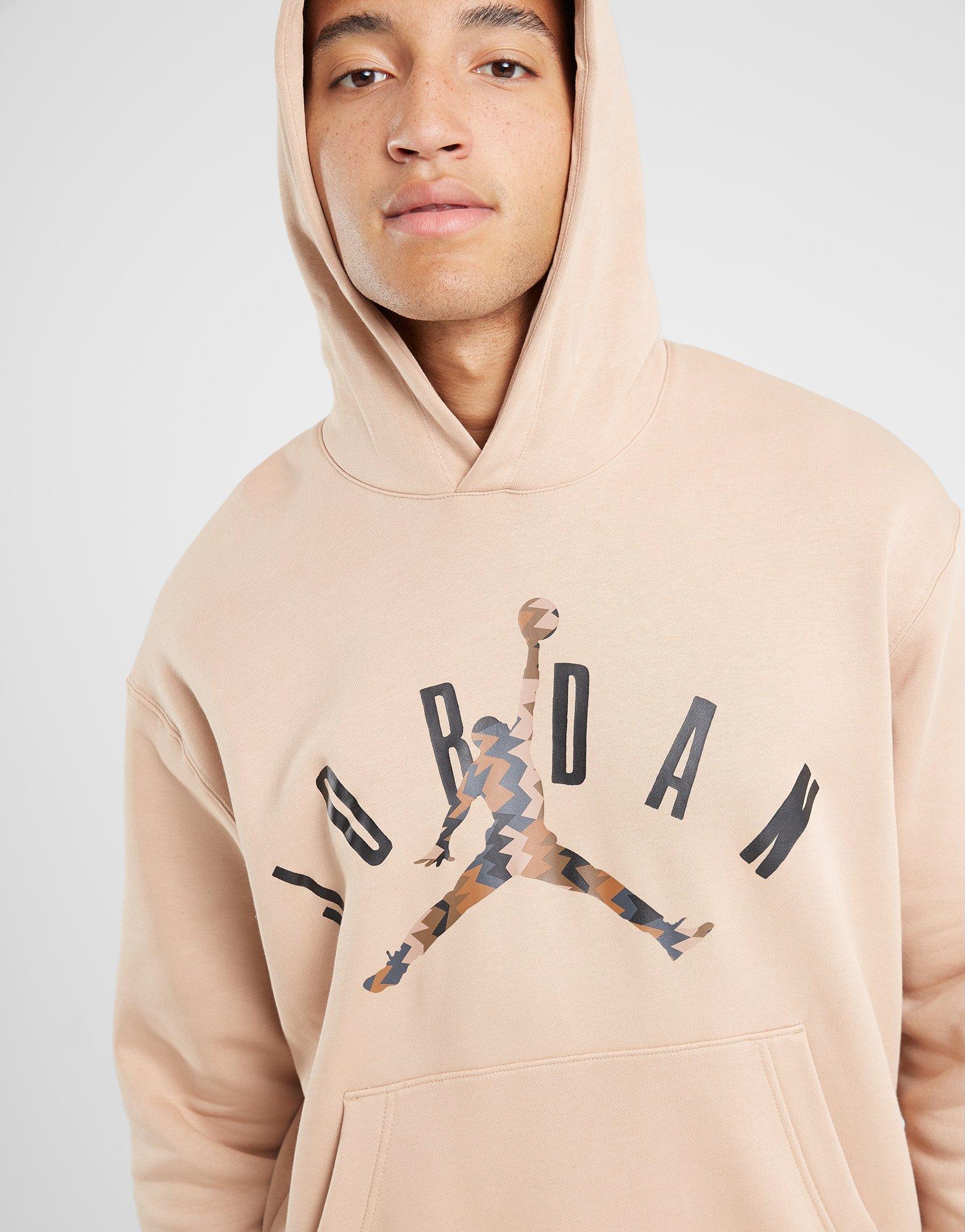 Vyriškas džemperis JORDAN DŽEMPERIS SU GOBTUVU M J FLT MVP HBR FLC PO FD7415-200 Rusva