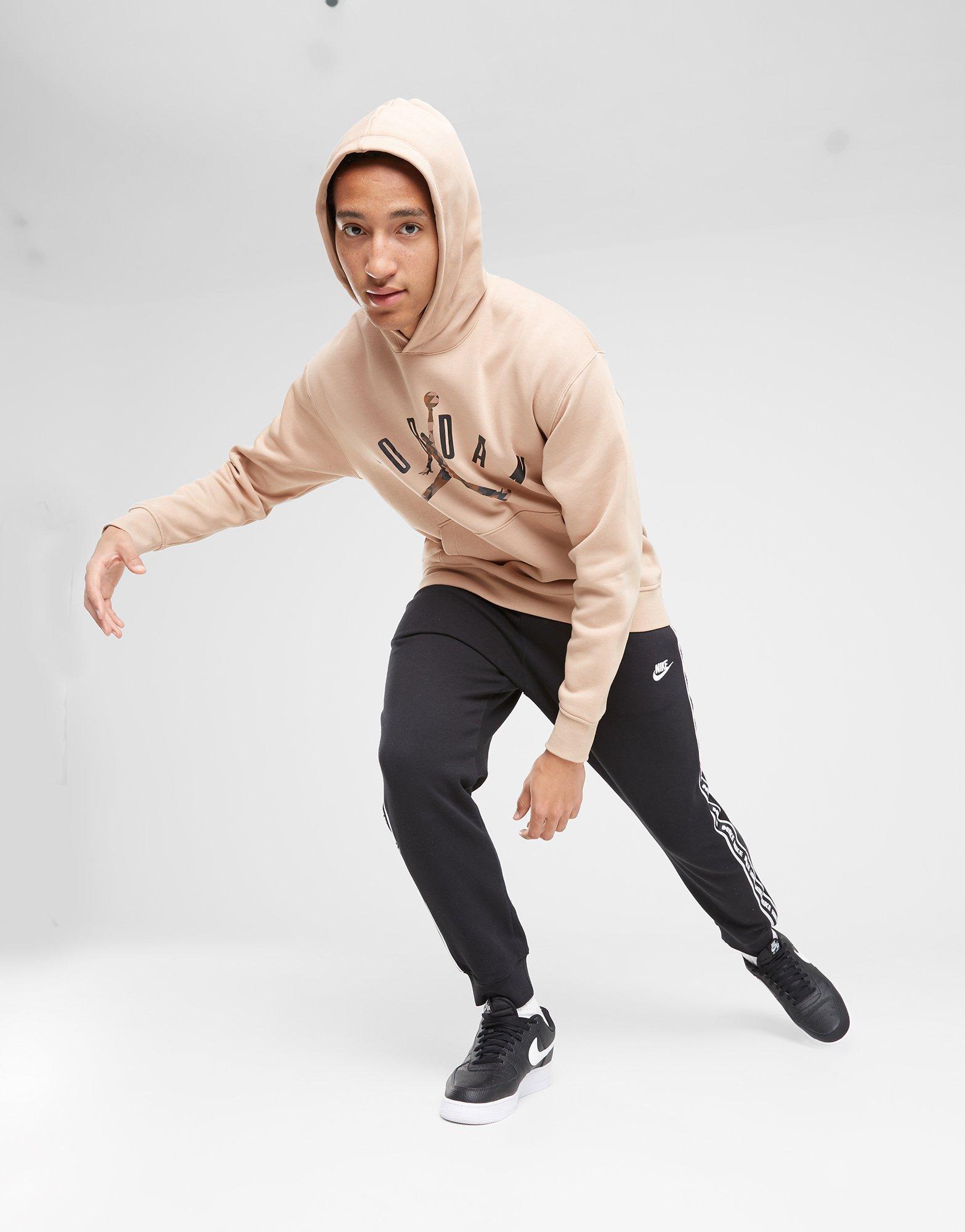 Vyriškas džemperis JORDAN DŽEMPERIS SU GOBTUVU M J FLT MVP HBR FLC PO FD7415-200 Rusva