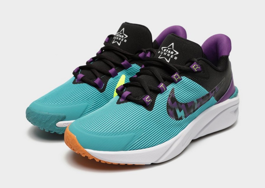 Buty sneakersy dla dzieci NIKE STAR RUNNER 4 NN SE (GS) FJ1805-300 Niebieski