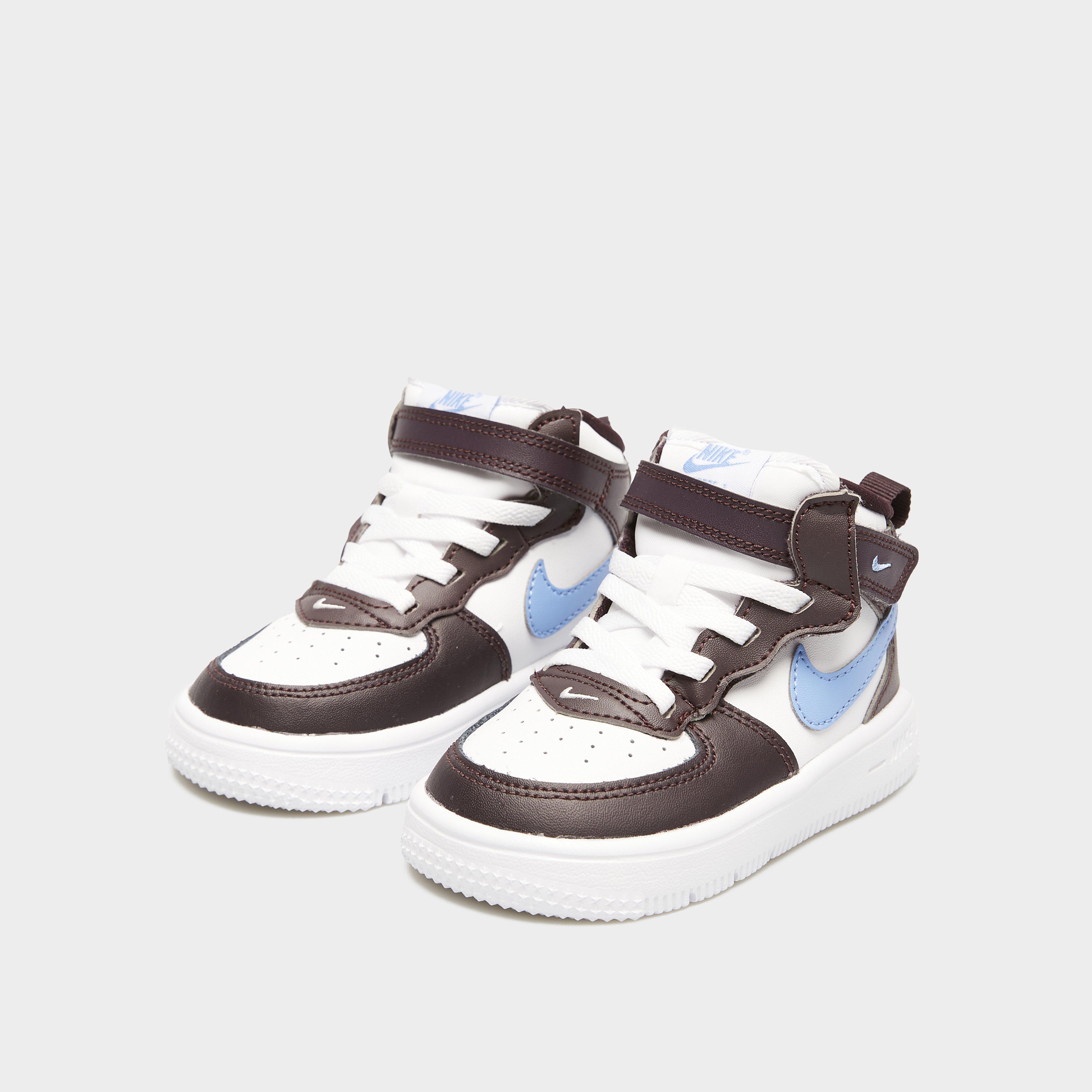 Buty sneakersy dla dzieci NIKE FORCE 1 MID EASYON