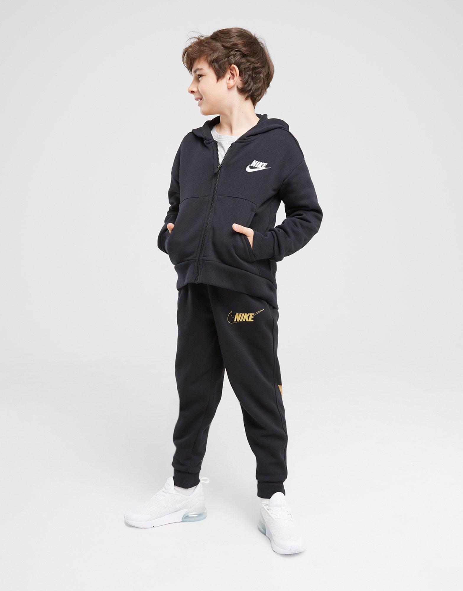 Vaikiškos kelnės NIKE KELNĖS NSW CLUB FLC HR PNT SHNE FJ6162-010 Juoda