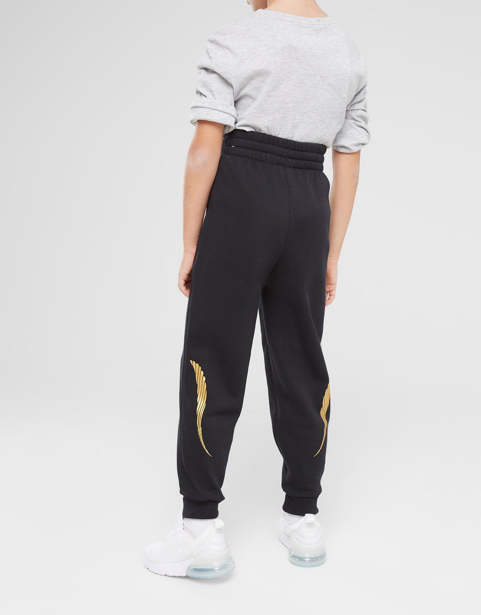 Vaikiškos kelnės NIKE KELNĖS NSW CLUB FLC HR PNT SHNE FJ6162-010 Juoda