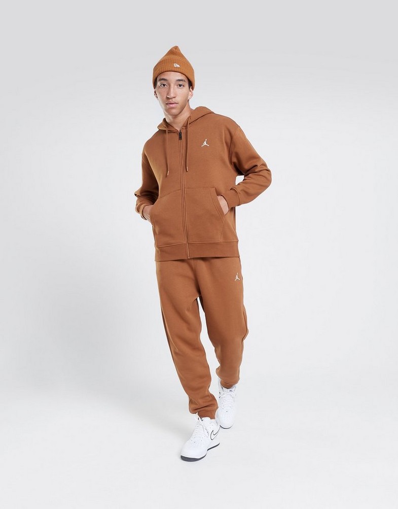 Bluza męska JORDAN BLUZA ROZPINANA Z KAPTUREM M J ES FJ7771-281 Brązowy