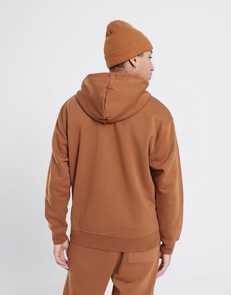 Bluza męska JORDAN BLUZA ROZPINANA Z KAPTUREM M J ES FJ7771-281 Brązowy