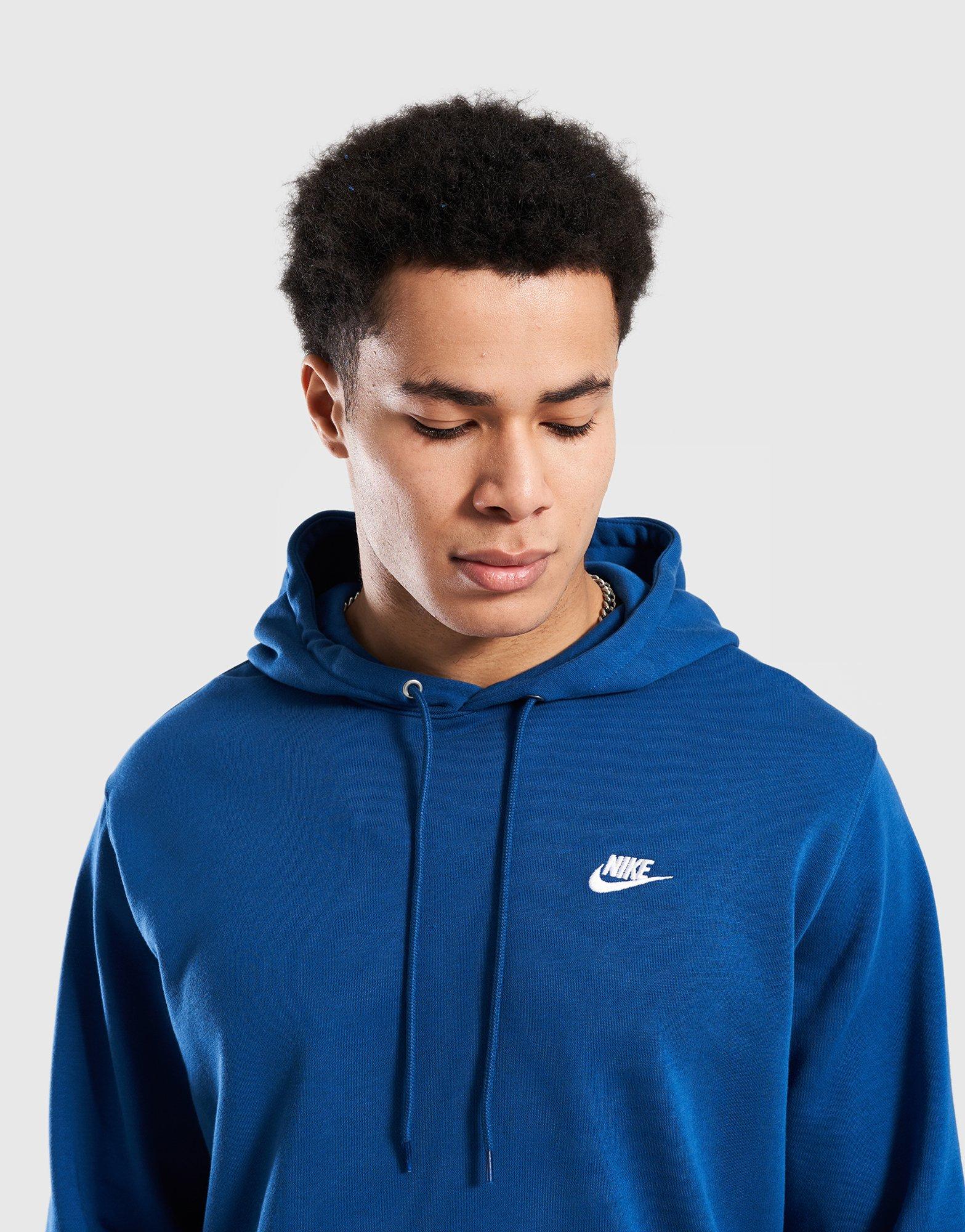 Мъжка блуза NIKE BLUZA Z KAPTUREM M NK CLUB FT PO HOODIE FN3866-476 Син