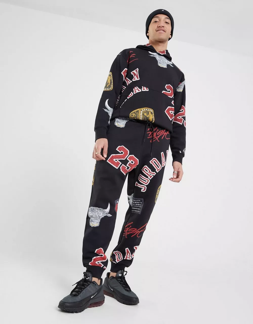 JORDAN ШТАНИ M J ESS AOP FLC PANT, фото 1 з 4