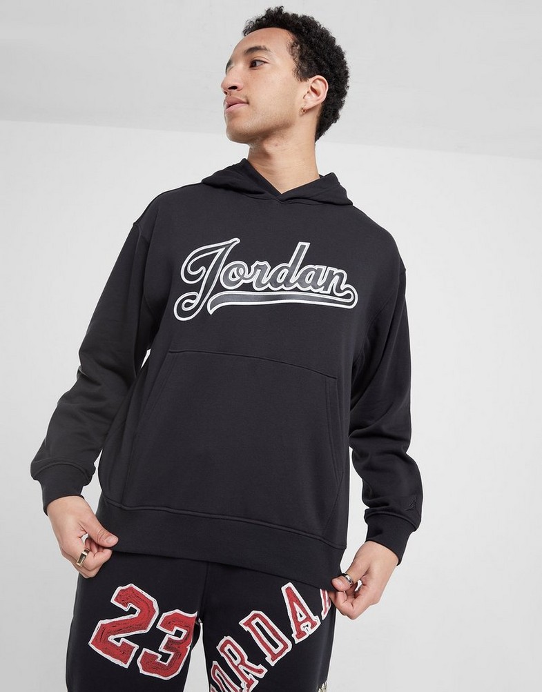 Bluza męska JORDAN BLUZA Z KAPTUREM M J FLT MVP FLC PO 2 FN4613-010 Czarny