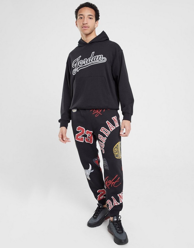 Bluza męska JORDAN BLUZA Z KAPTUREM M J FLT MVP FLC PO 2 FN4613-010 Czarny