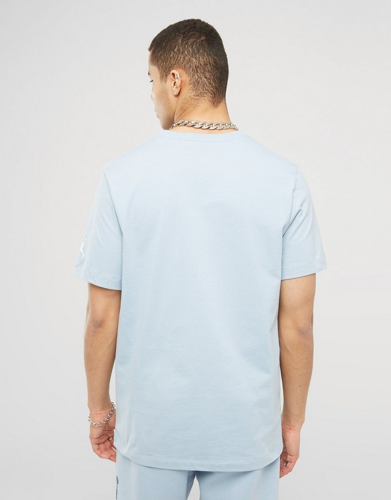 Pánske tričko JORDAN TRIČKO M J JUMPMAN EMB SS CREW FN5958-436 Modrá