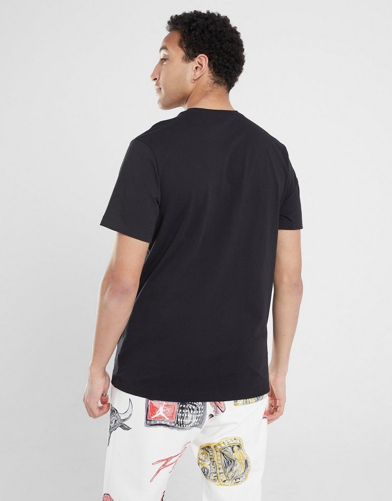 Koszulka, t-shirt męski JORDAN T-SHIRT M J BRAND JM STACK SS CREW TEE FN5978-010 Czarny