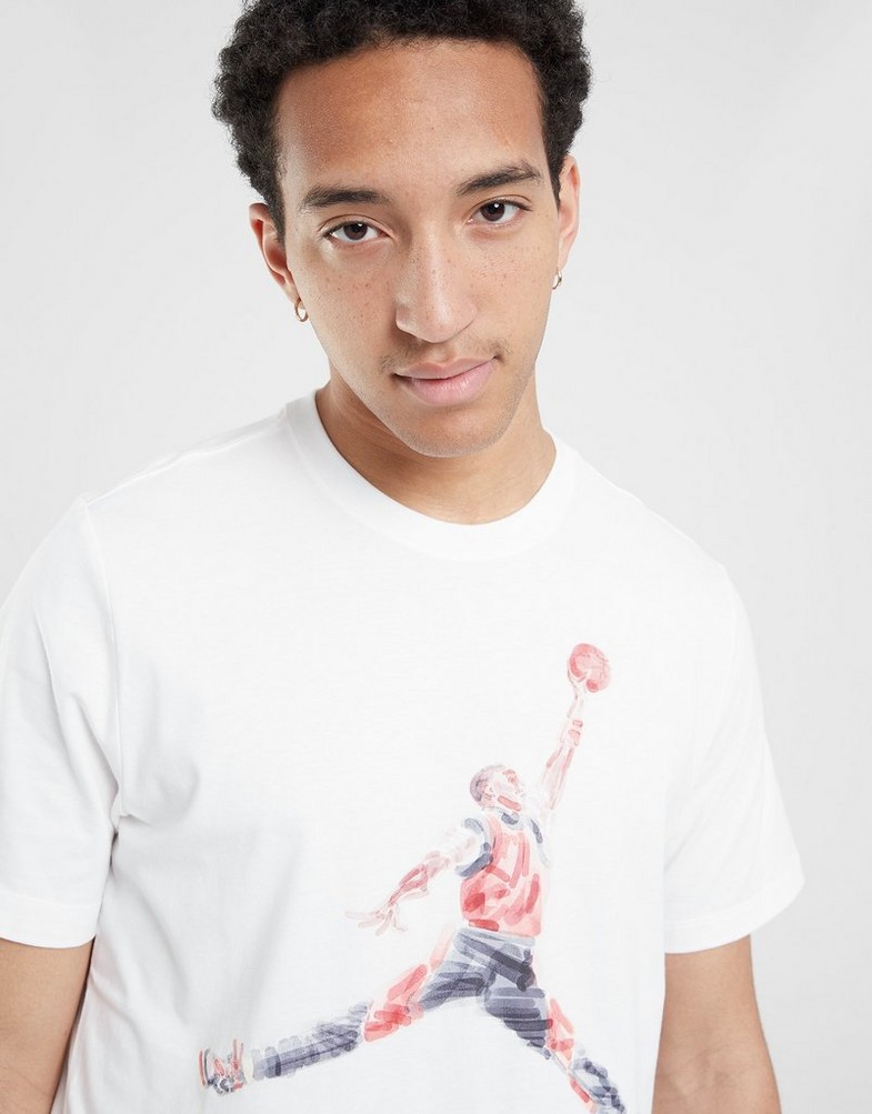 Koszulka, t-shirt męski JORDAN T-SHIRT M J BRAND JM WTRCLR SS CREW FN5980-100 Biały