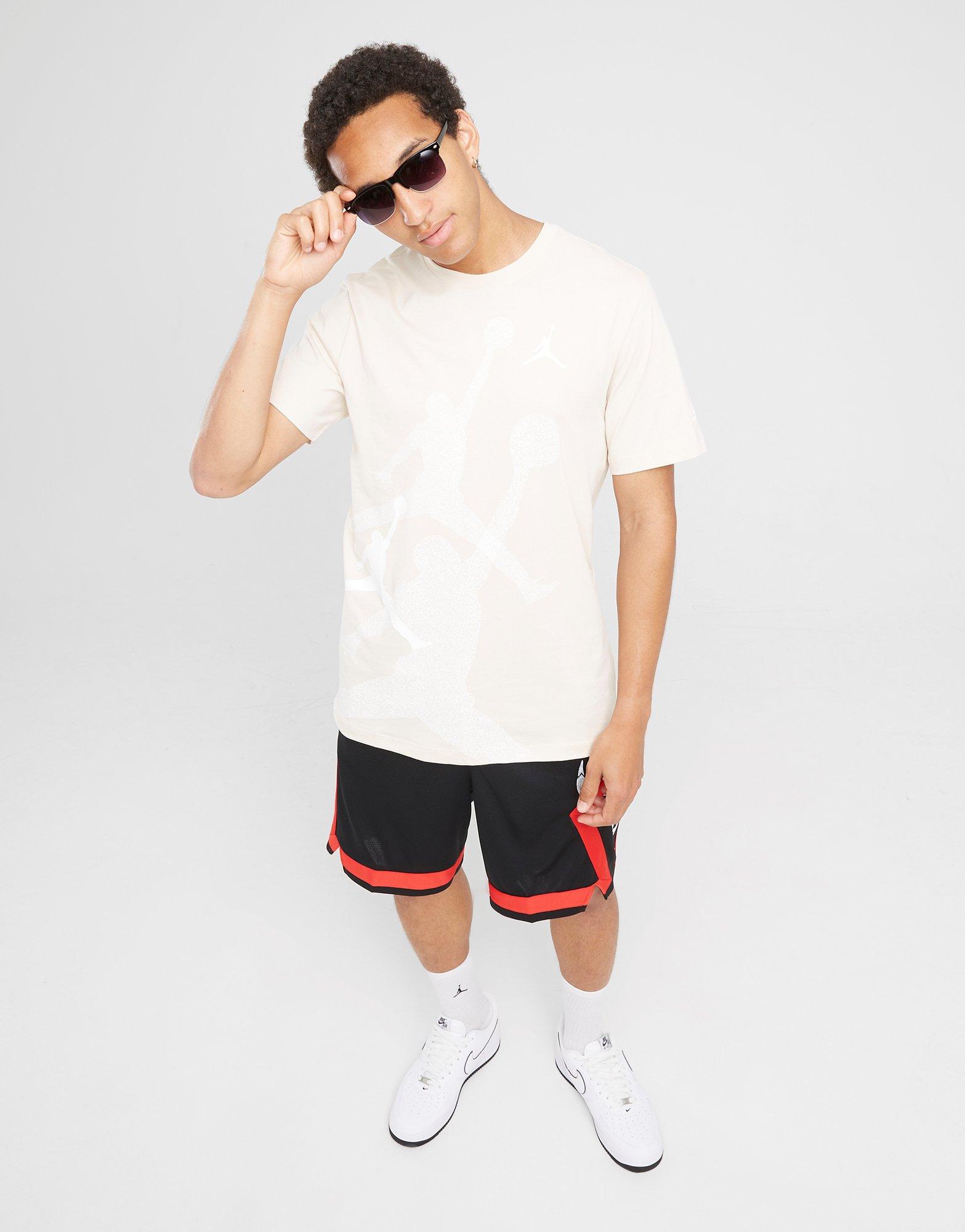 Pánske tričko TRIČKO M JORDAN BRAND SS HBR CREW FN6025-203 Béžová