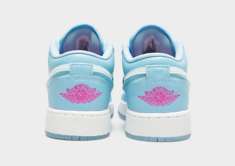 Buty sneakersy dla dzieci AIR JORDAN 1 LOW SE EDGE GG FN7366-400 Niebieski
