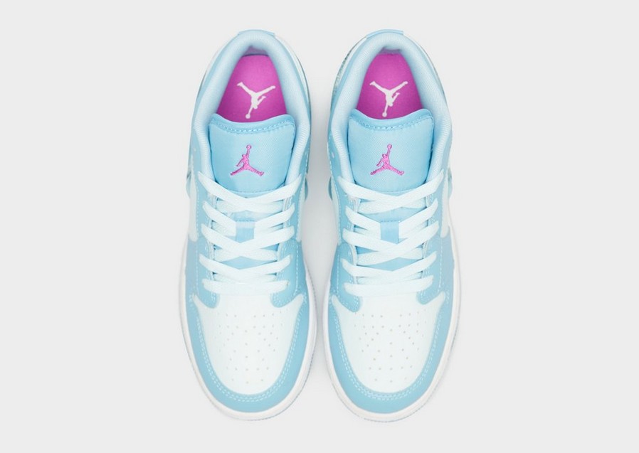 Buty sneakersy dla dzieci AIR JORDAN 1 LOW SE EDGE GG FN7366-400 Niebieski