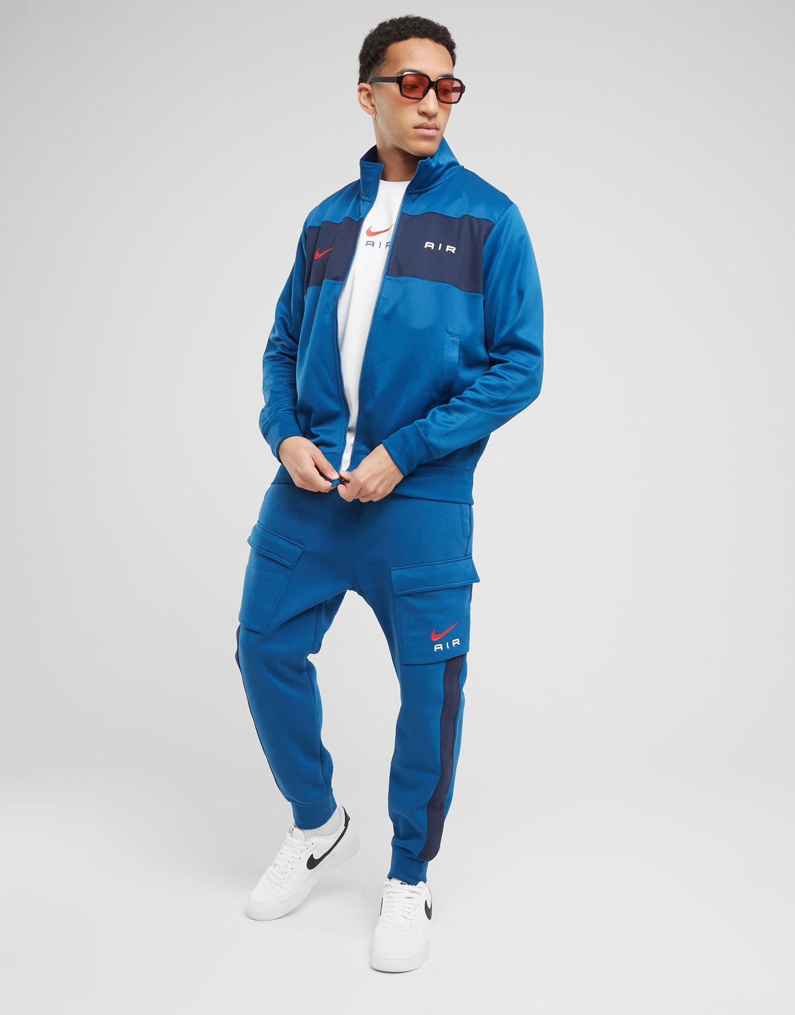 Vyriškas džemperis NIKE DŽEMPERIS M NSW SW AIR TRACKMARŠKINĖLIAI PK AIR MAX FN7689-476 Mėlyna