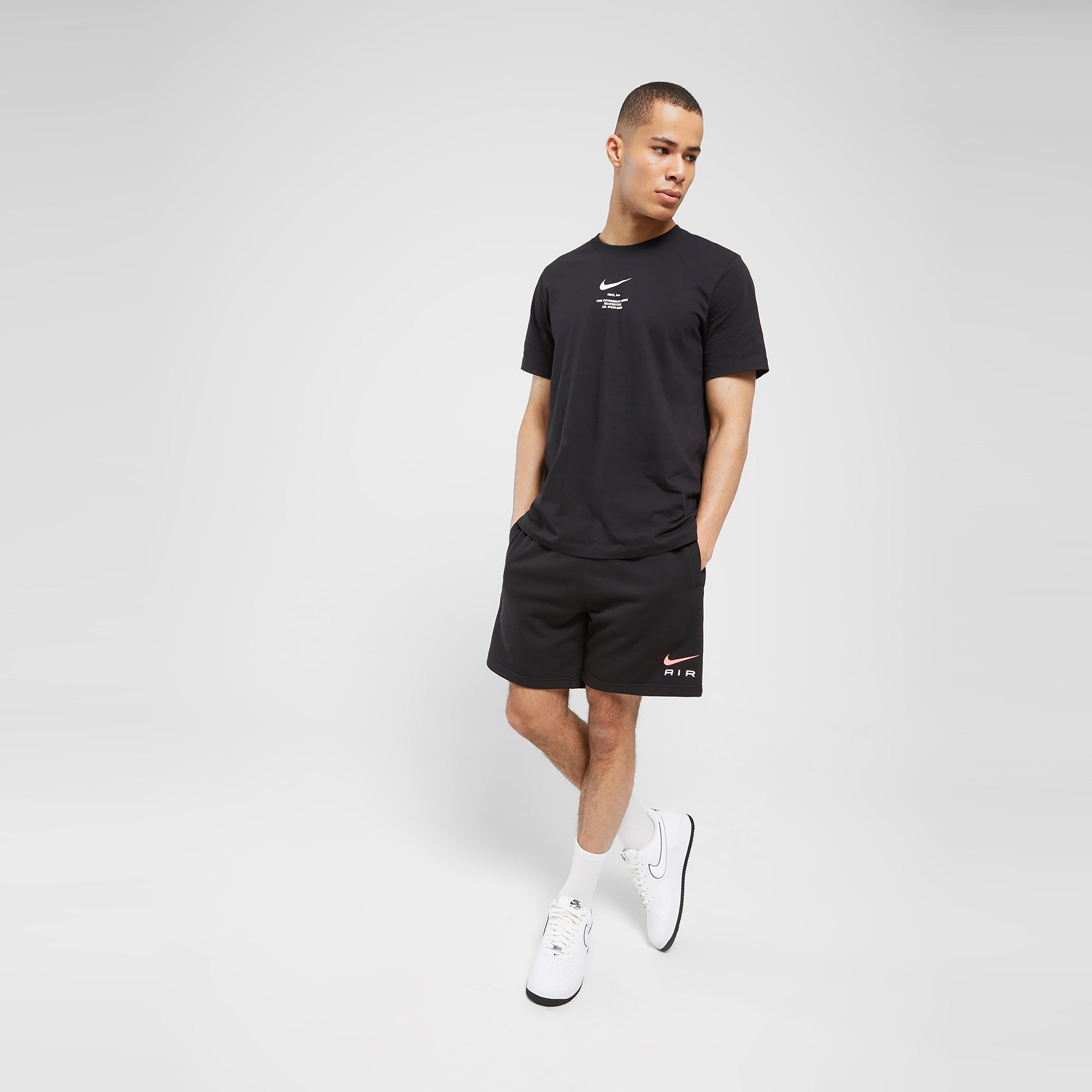 Férfi rövidnadrág NIKE RÖVIDNADRÁG SWOOSH SHT BLK/PINK SHORTS