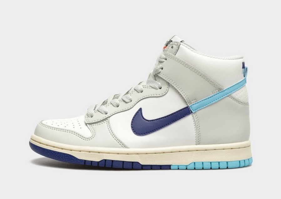 Buty sneakersy dla dzieci NIKE DUNK HIGH SE (GS) FN7995-100 Szary
