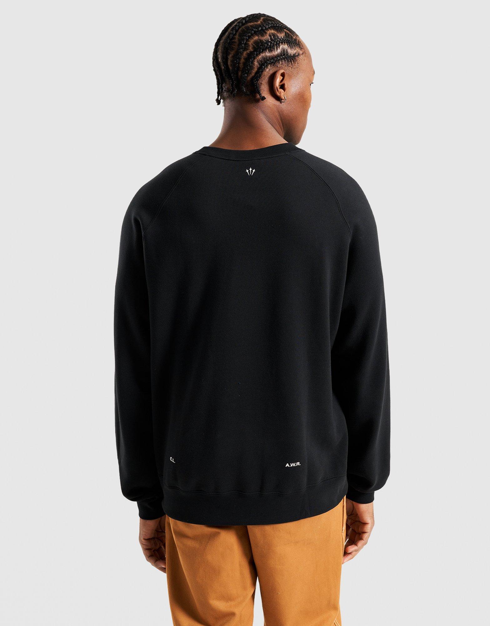 Bluză pentru bărbați NIKE BLUZĂ M NRG NOCTA CS CREW FLC FN8160-010 Negru