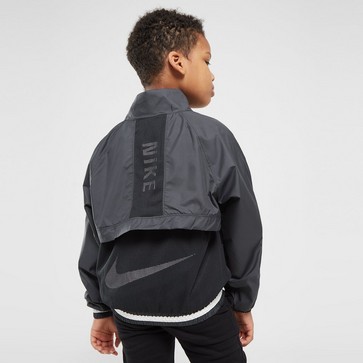 Bluză pentru copii NIKE BLUZĂ B NK RPL LS HZ JKT HOOPS B