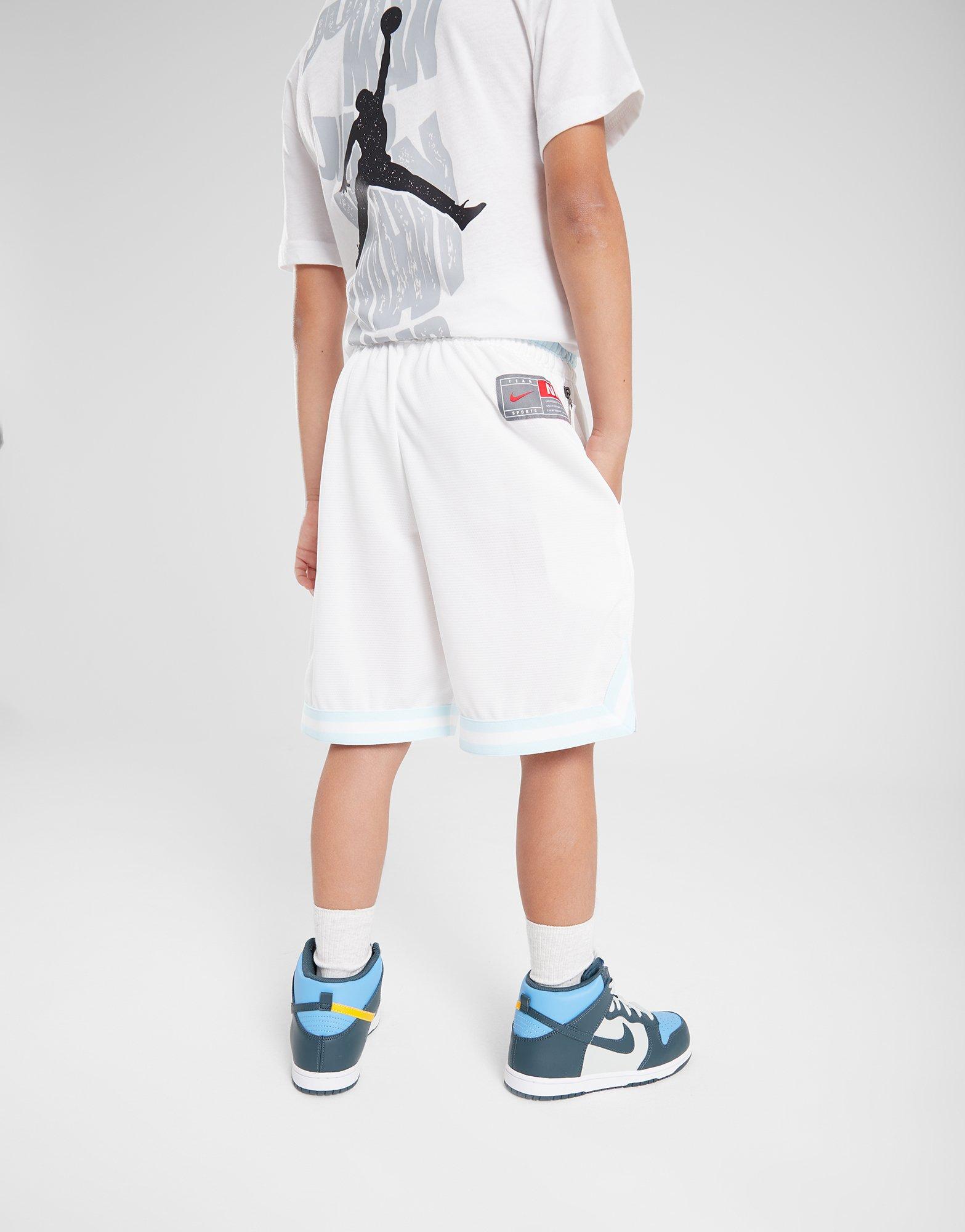 Vaikiški šortai NIKE ŠORTAI DNA CULTURE OF BASKETBALL FN8351-101 Balta