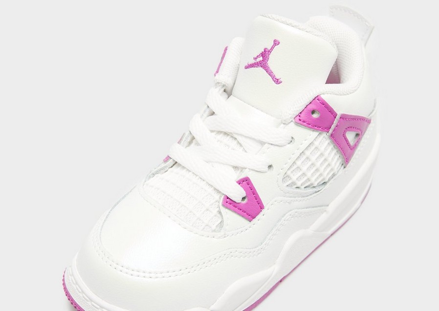 Buty sneakersy dla dzieci JORDAN 4 RETRO FQ1313-151 Biały