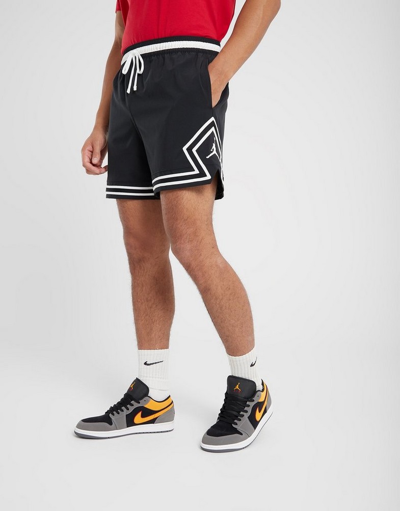 Pantaloni scurți pentru bărbați PANTALONI SCURȚI M JORDAN DF SPRT WVN DMND SHORT FQ2989-010 Negru