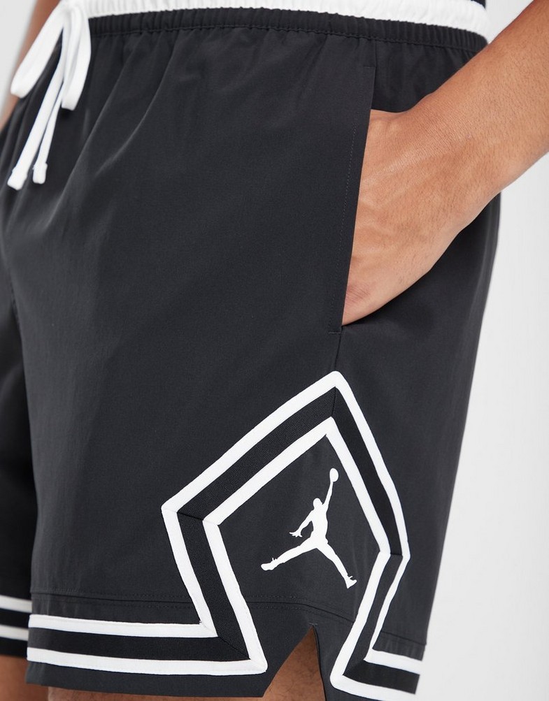 Pantaloni scurți pentru bărbați PANTALONI SCURȚI M JORDAN DF SPRT WVN DMND SHORT FQ2989-010 Negru